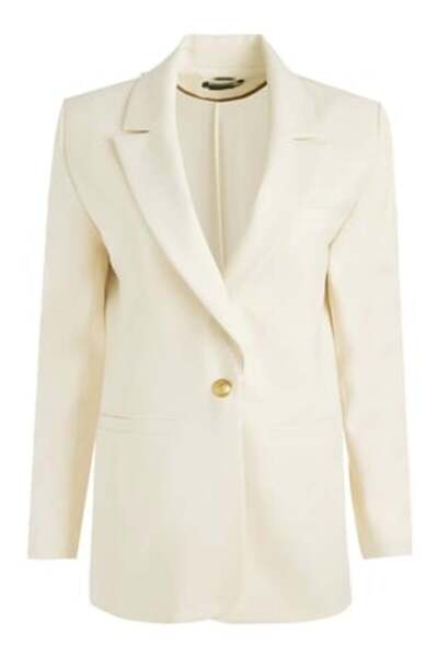 Alice + Olivia Billie Dirsek Yaması Blazer Ceket
