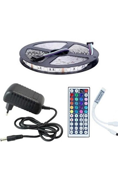 Asşerit Led Şerit Led Rgb 6 Metre Kumandalı 20 Renk 3 Çipli Iç Mekan Tak Çalı...