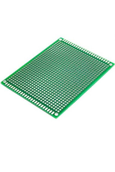 OEM 15×20 cm Çift Yüzlü Delikli PCB Plaket