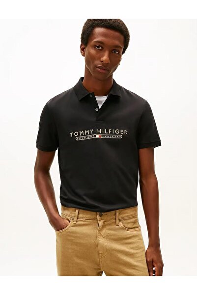 Tommy Hilfiger Men's Icon Lux Interlock Reg Polo T-Shirt Mw0Mw41615Bds