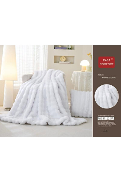 ANATOLIATEKSTILE Chinchilla Blanket, Premium Faux Fur, Ultra Soft and Fluffy,...