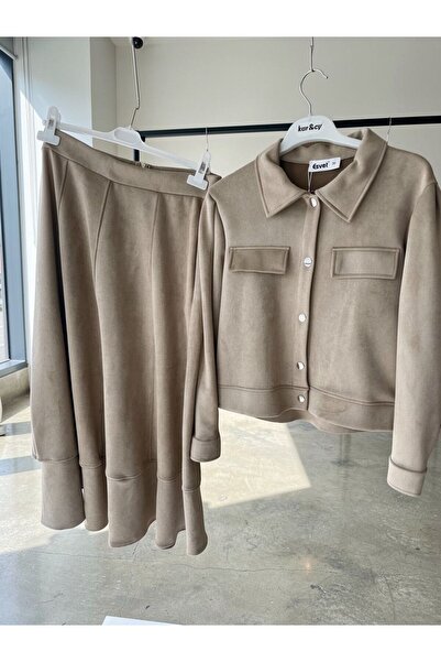 Karteks SÜET ETEKLİ TAKIM