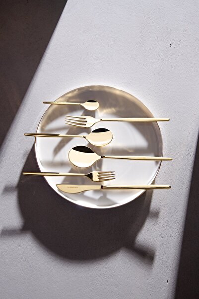 Le murano Medirian 6-Person 36-Piece Cutlery Set |   Gold