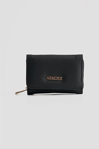 Armine Pia Deri Cüzdan 25YD7011 Siyah