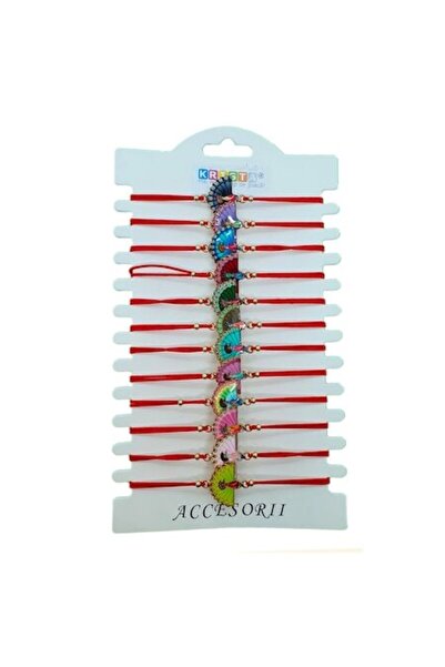 Krista Set of 12 Martisor Metal Bracelet Inlaid Peacock Lucky Charm - Krista®