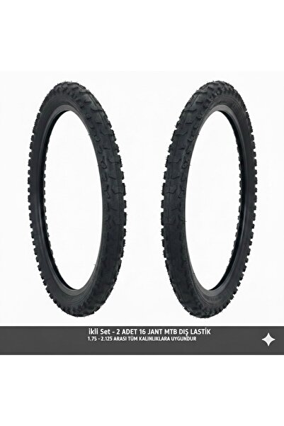 güçlü bisikletmotosiklet 16 Jant Bisiklet Dış Lastik Takımı 2 Adet 16x1.75 1....