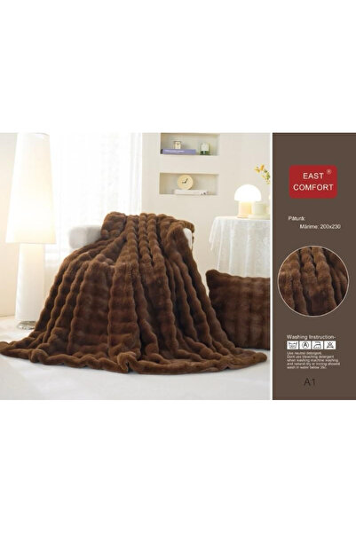 ANATOLIATEKSTILE Chinchilla Blanket, Premium Faux Fur, Ultra Soft and Fluffy,...