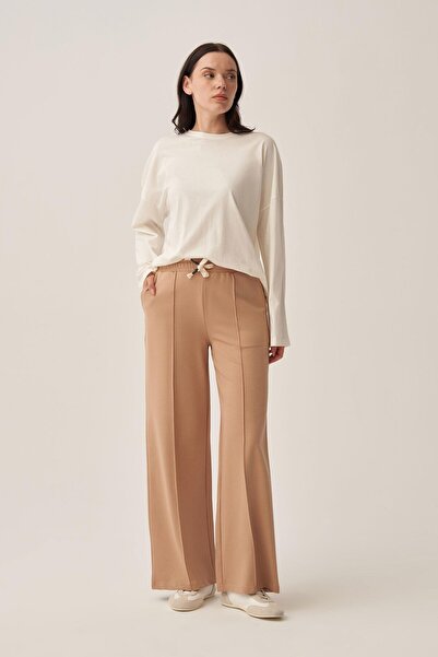 ALLDAY Mink-Cotton Ribbed Sweatpants