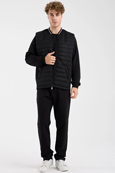 Sementa High Collar Zippered Tracksuit Set 84424