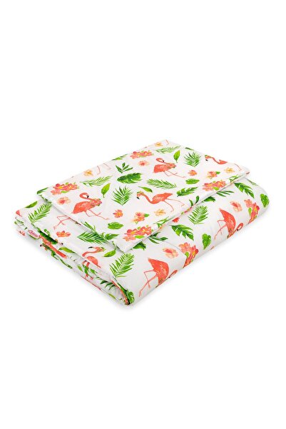 Other Children's bedding set with filling 135x100 cm - flamingos