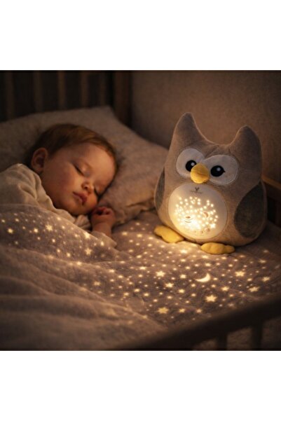 Cangaroo Lumină de noapte și proiector Owlie cu zgomot alb, melodii și lumină...