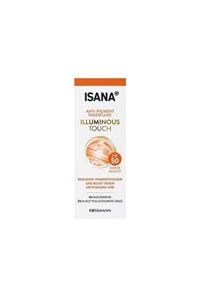 ISANA Gündüz Kremi Illuminous Touch Leke Karşıtı Spf 50 30 ml