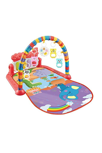 Zenva Saltea de activități 4 în 1 pentru bebeluși cu cutie muzicală și jucări...