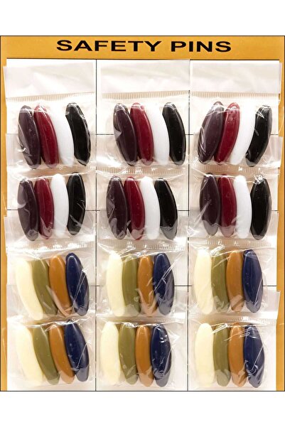 lawrenceshop 48 Adet Karışık Renk Çengelli Eşarp Iğnesi Şal Tutucu Klips Türb...