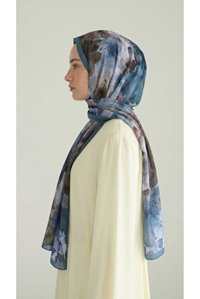 Karaca Eşarp شال قطني بنقشة زهور