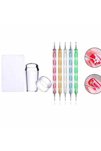 Fontenay Paris Tırnak Süs Damgalama French Stamper Aleti Tırnak Süsleme Desen...