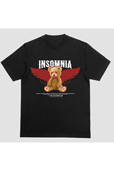 Kartier Unisex Black T-Shirt Insomnia