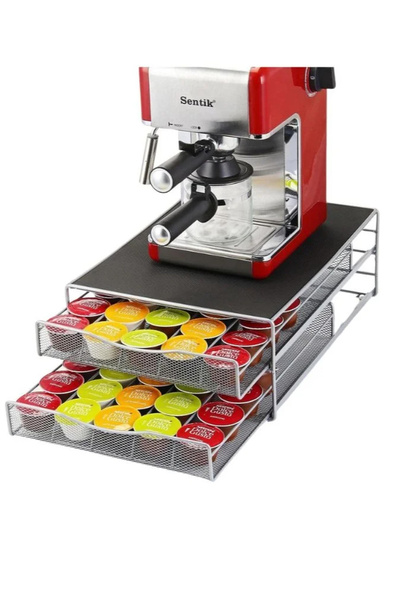 1Chase Double Layer Coffee Capsule Holder Drawer