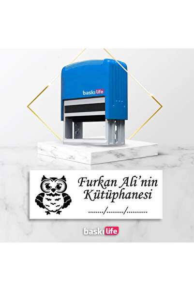 Baskı Life Pro Otomatik Kaşe Kitap Mührü Kitap Kaşesi 527