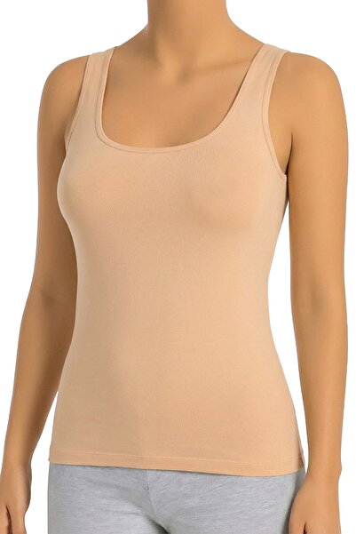 Öts Women's Invisible Tank Top with Thick Straps Invisible Fit (96% Micro Mod...