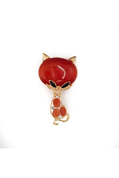 OEM Martisor Brooch, Efral Technologies, Red Cat