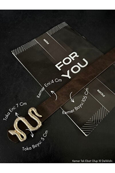 Fiori Women's Trouser Belt, Jacket Belt, Dress Belt, Shirt Belt with Snake Bu...