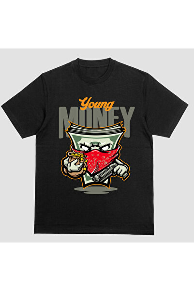 Kartier Tricou Negru Young Money