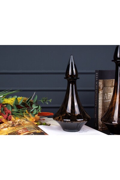 Sembol Nivon Brown Glass Vase 18X18X36 cm