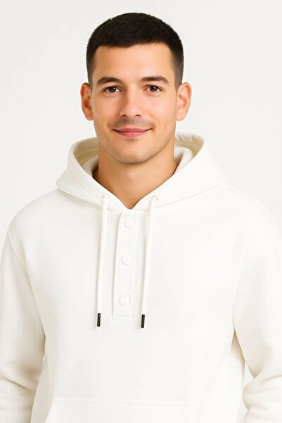 Hiccup JANES Φούτερ με κουκούλα, με λεπτομέρεια τσέπης και oversized εφαρμογή