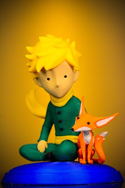 Narçiçeği Takı ve Hediyelik Eşya Küçük Prens ve Tilki Figürü – 3D Baskı Özel ...