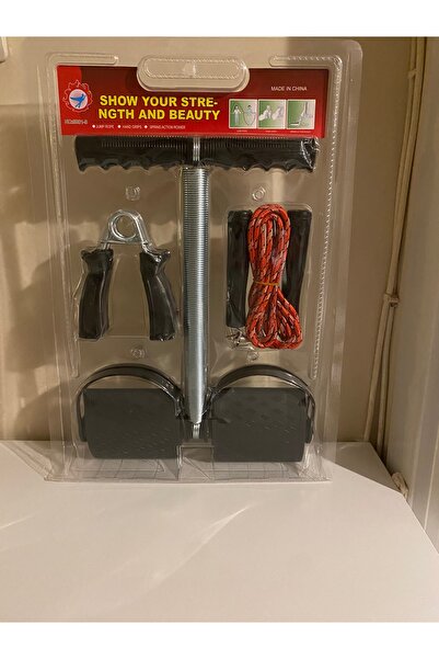 Helia Studio Siyah Üçlü Egzersiz Seti - Body Trimmer - Bilek Güçlendirme Sıks...