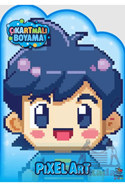 İthaki Yayınları Pixel Art Zamanı – Çıkartmalı Boyama Kitabı