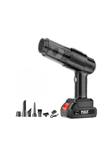 OEM Aspirator si Suflanta Portabila 6-in-1 cu Filtru HEPA, Vidare, Perie, Neg...