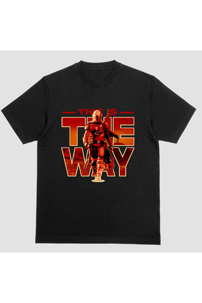 Kartier Unisex Black This Is The Way T-Shirt