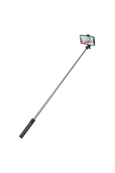 WOZINSKY WHS1Y Stick selfie și trepied cu telecomandă Bluetooth, 1 m, negru