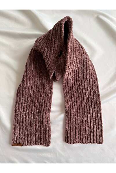 CreativeCraft Peluş Atkı, Örgü Atkı, Kadife İp Atkı