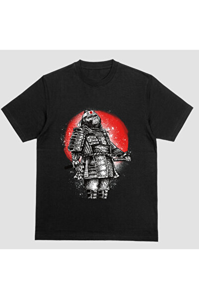 Kartier Tricou Unisex Negru Samurai Kong