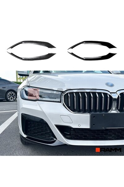 RAMM Bmw G30 M Sport Lci Ön Tampon Lipi Parlak Karbon