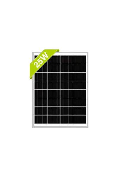 SolarMarket 25 Watt Monokristal Güneş Paneli (B Kalite)