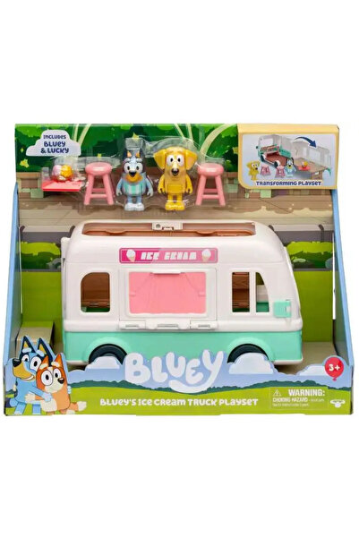 Moose Toys مجموعة ألعاب بلووي الحصرية المتحولة لشاحنة الآيس كريم