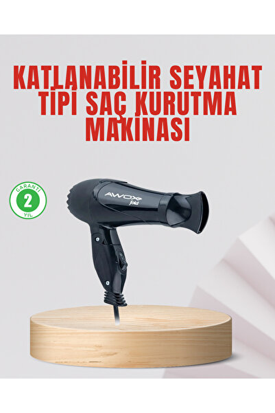 toyigoo Travel Type Hair Dryer Foldable Lightweight Structure - Tygo6762-5610