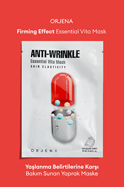 Orjena Yaşlanma Belirtilerine Karşı Bakım Sunan Yaprak Maske Firming Effect E...