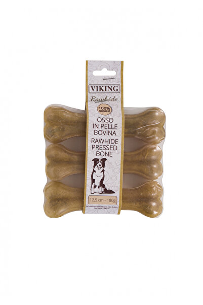 Leo Pet Recompense Viking Os Piele Presata 12.5 cm 3 buc