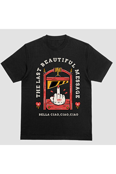 Kartier Tricou Unisex Negru The Last Message