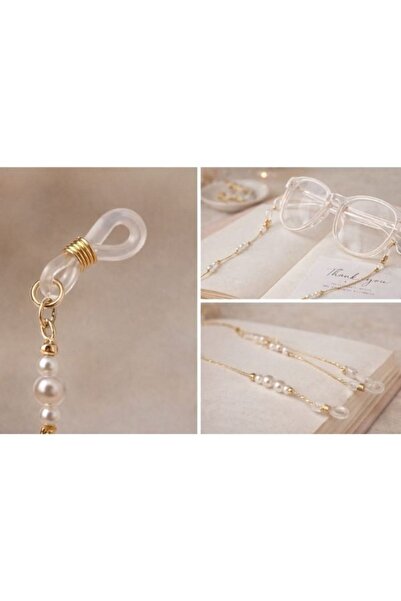 Zarif Seçkiler Glasses Chain (with Pearls)