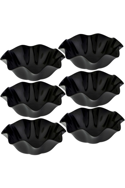 Raki Set 6 boluri ROSA BLACK melamina 20x8 cm 750 ml