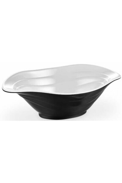 Raki Bol bicolor DUET BLACK /WHITE 33x23cm melamina