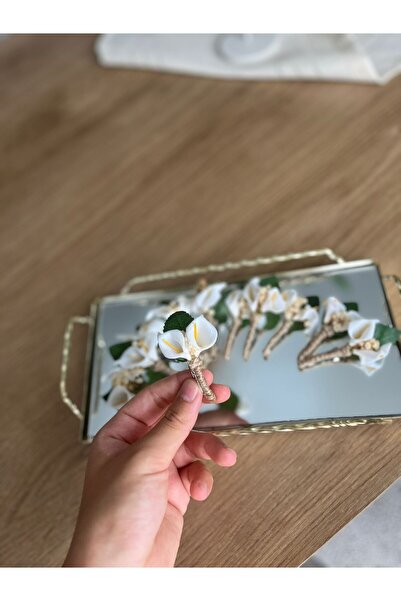 Damat bohçası yaka çiçeği damat 5 li