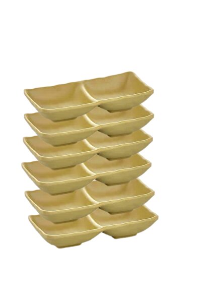 Raki Set 6 boluri melamina PISTACHIO GREEN 8,7x17,5x3,4cm