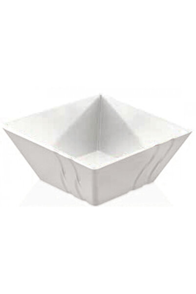 Raki Square bowl LUXOR WHITE melamine 24x24x10cm 3 Lt
